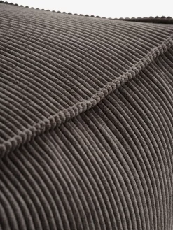 AARS/AGGERPouf AARS/AGGER 65x65 tissu velours côtelé sable foncé