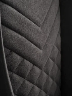ABILDAAChaise gaming ABILDAA tissu gris anthracite