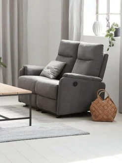 ABILDSKOVCanapé ABILDSKOV inclinable tissu gris