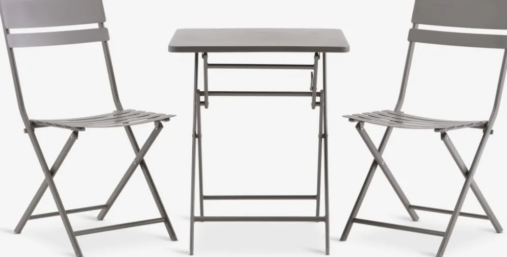 ABORGEnsemble bistrot ABORG l60xL60 sable foncé