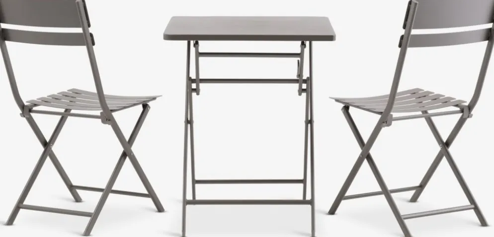 ABORGEnsemble bistrot ABORG l60xL60 sable foncé