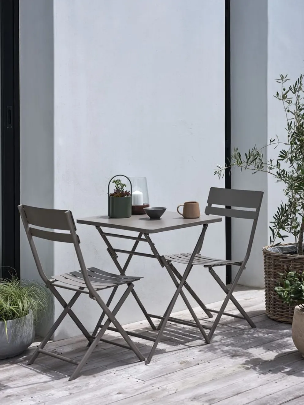 ABORGEnsemble bistrot ABORG l60xL60 sable foncé