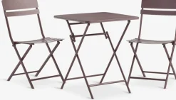 ABORGEnsemble bistrot ABORG l60xL60 aubergine