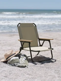 ADELENGChaise de plage ADELENG vert poudré