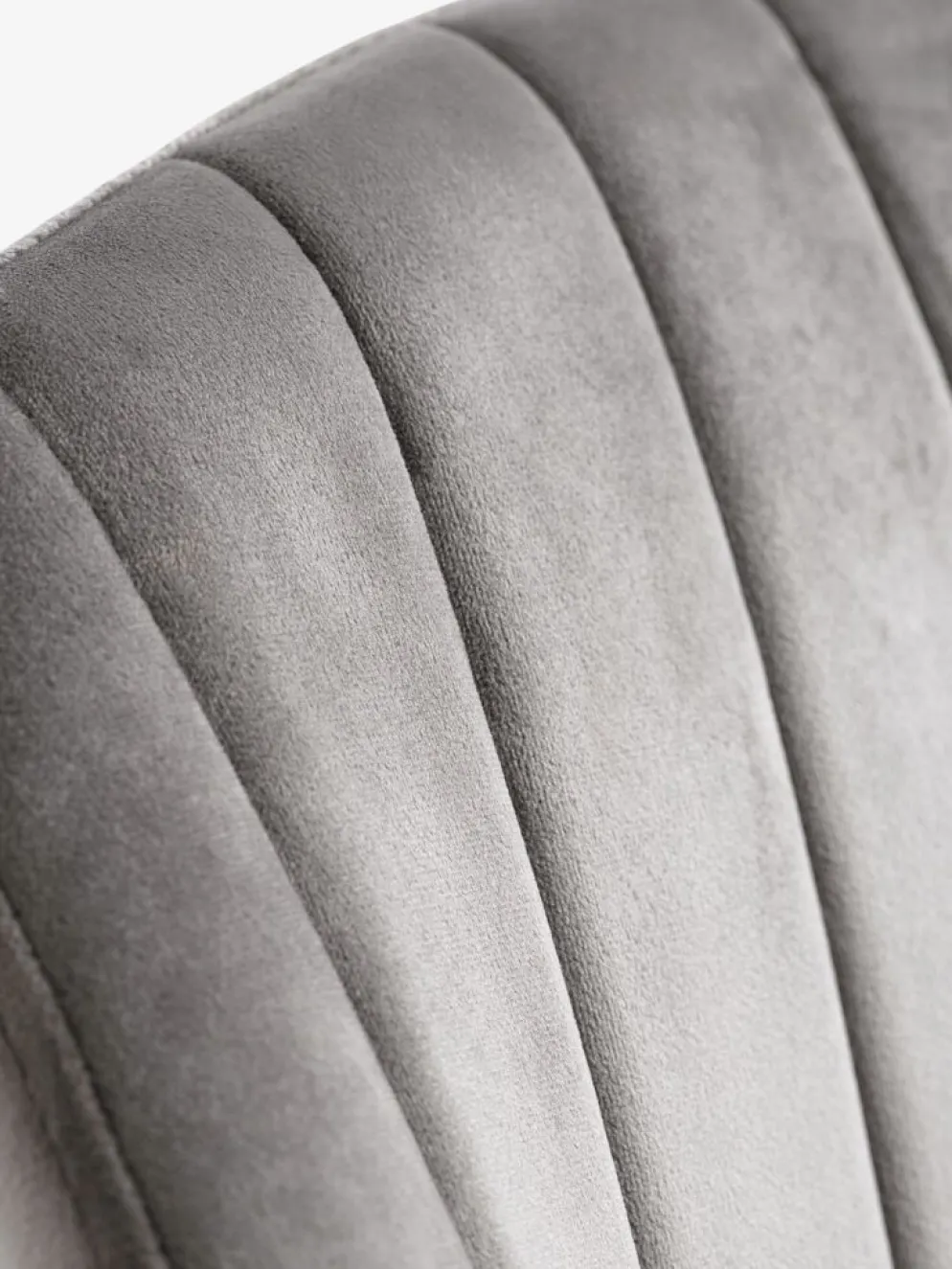 ADSLEVChaise ADSLEV velours gris/naturel