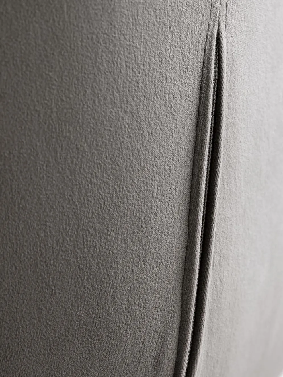 ADSLEVChaise ADSLEV velours gris/naturel
