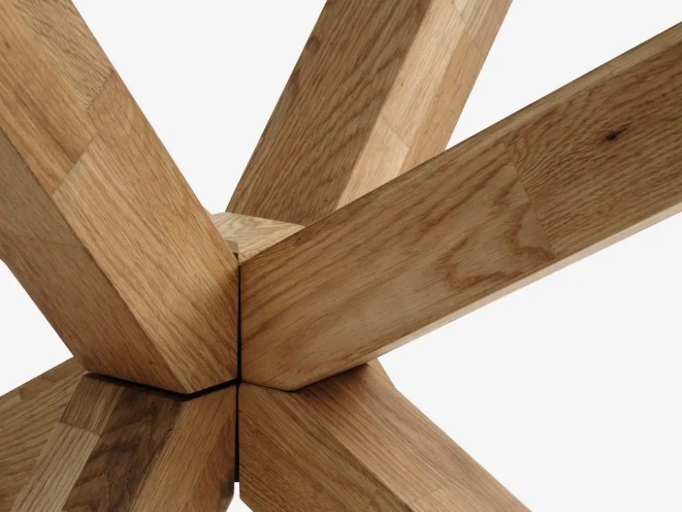 AGERBYTable AGERBY 90x190 verre/chêne naturel