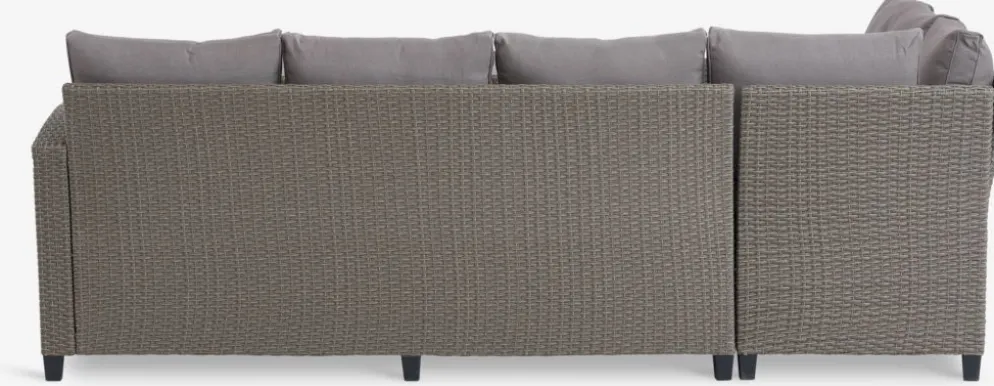 AGERMOSEEnsemble lounge AGERMOSE 6 personnes a/rangement naturel