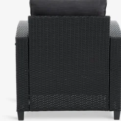 AGERMOSEFauteuil lounge AGERMOSE noir