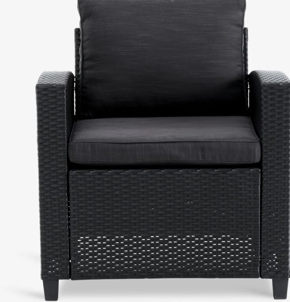 AGERMOSEFauteuil lounge AGERMOSE noir