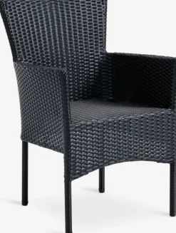 AIDTChaise empilable AIDT noir