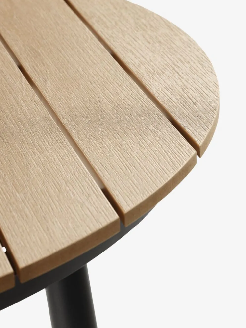 AKTIVEN + HAGLEBUAKTIVEN L118/168 table naturel + 4 HAGLEBU chaises noir