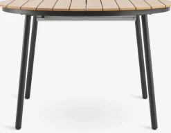 AKTIVEN + MIDDAGSBERGETAKTIVEN L118/168 table + 4 MIDDAGSBERGET chaises naturel