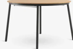 AKTIVEN + MIDDAGSBERGETAKTIVEN L118/168 table + 4 MIDDAGSBERGET chaises naturel