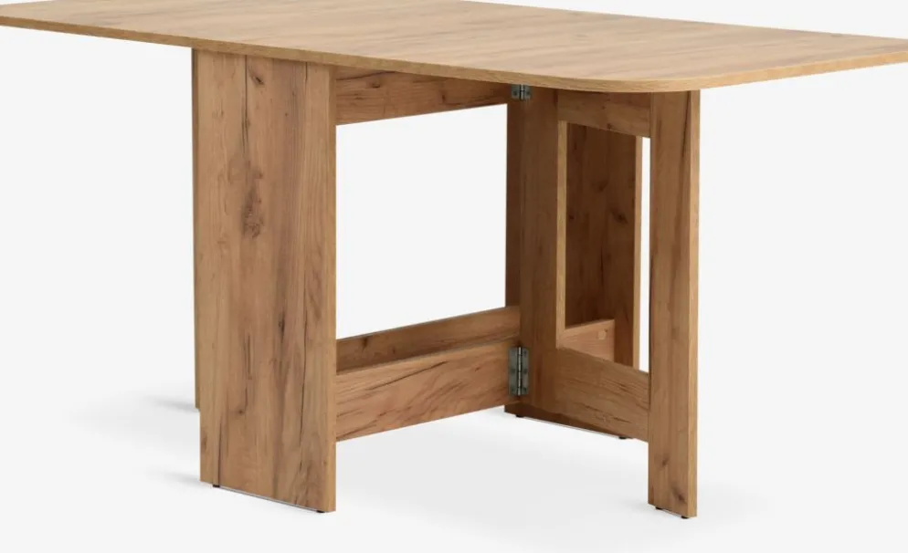ALLINGTable ALLING 80x100/163 coloris chêne chaud