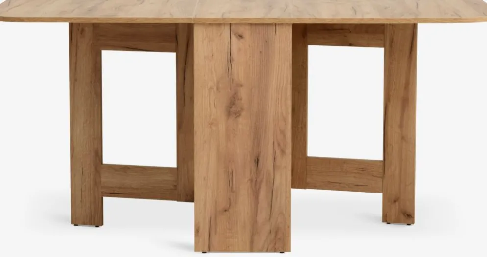 ALLINGTable ALLING 80x100/163 coloris chêne chaud