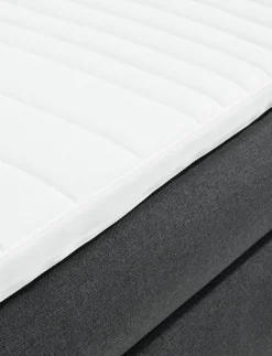 ANDELVAGoldLit sommier tapissier 140x200cm ANDELVA Gris-41 Très ferme