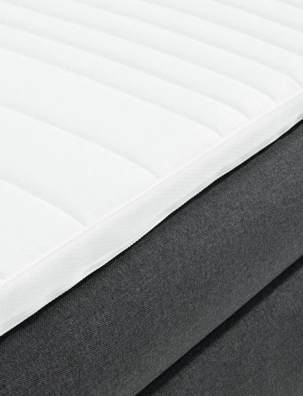 ANDELVAGoldLit sommier tapissier 140x200cm ANDELVA Gris-41 Très ferme