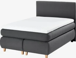 ANDELVAGoldLit sommier tapissier 140x200cm ANDELVA Gris-41 Très ferme