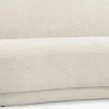 ANDRUPCanapé ANDRUP 3 places ovale tissu beige