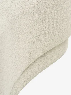 ANDRUPCanapé ANDRUP 3 places ovale tissu beige