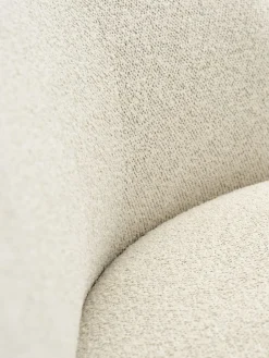 ANDRUPCanapé ANDRUP 3 places ovale tissu beige
