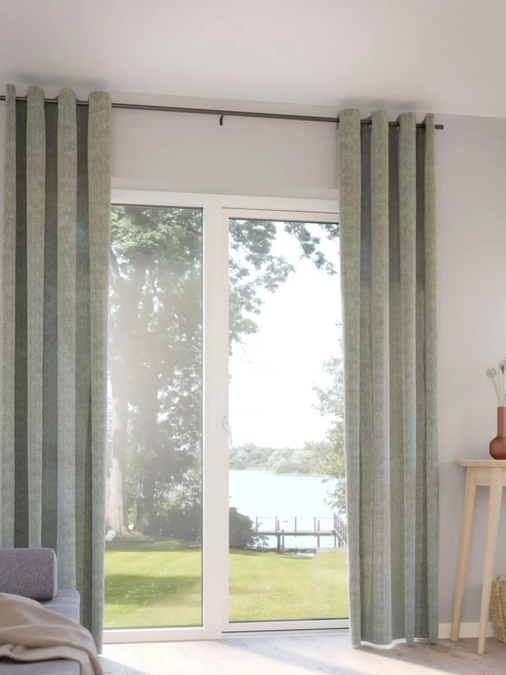 ANHOLTRideau ANHOLT 1x140x300 vert poudré