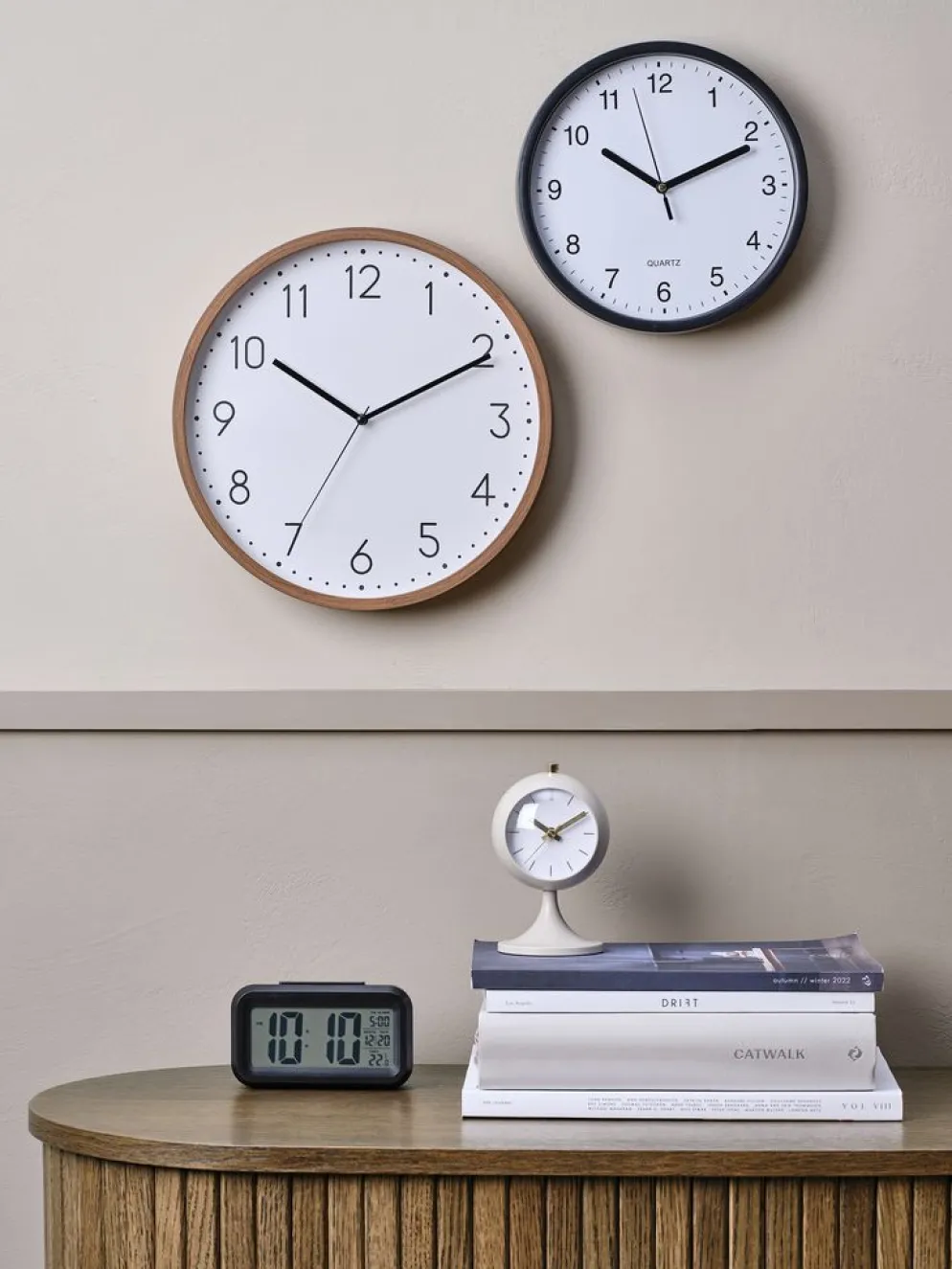 ASKILDHorloge murale ASKILD Ø30cm brun