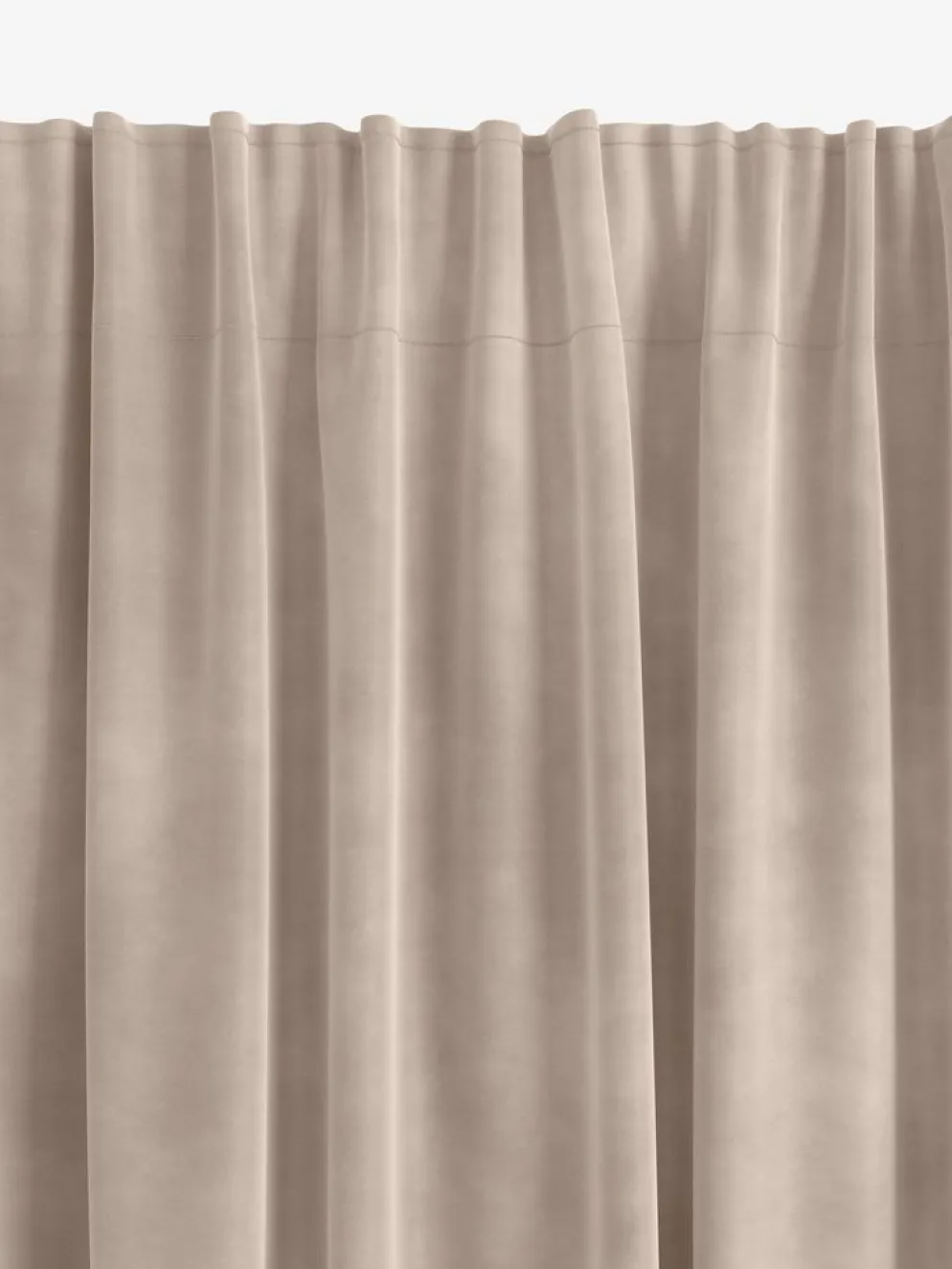 AUSTRARideau AUSTRA 1x140x300 velours beige
