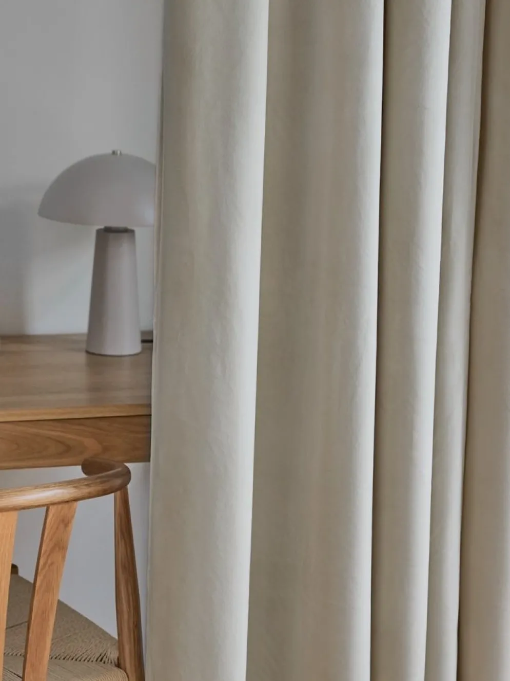 AUSTRARideau AUSTRA 1x140x300 velours beige