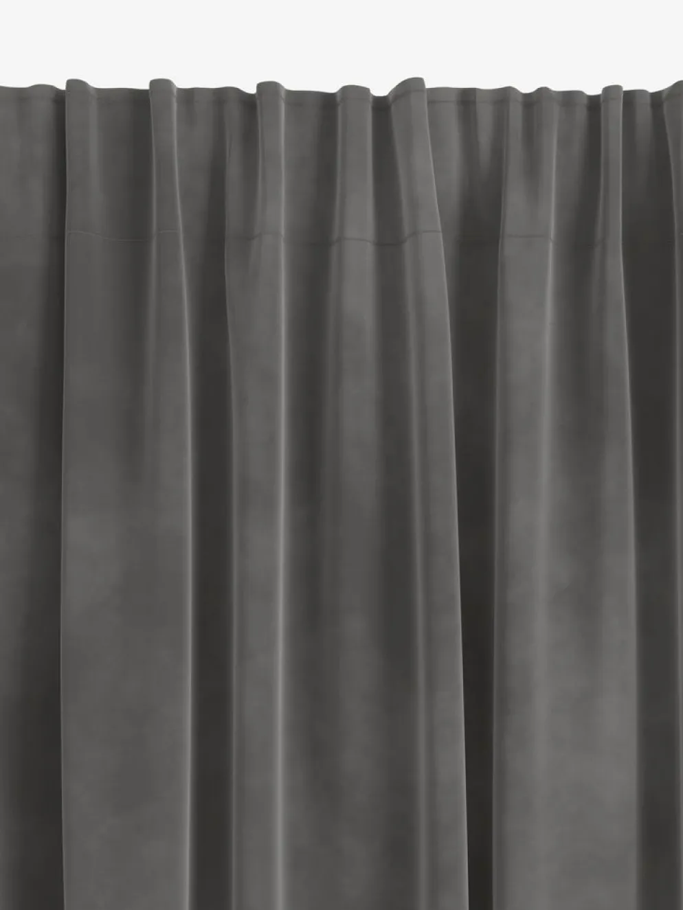 AUSTRARideau AUSTRA 1x140x300 velours gris