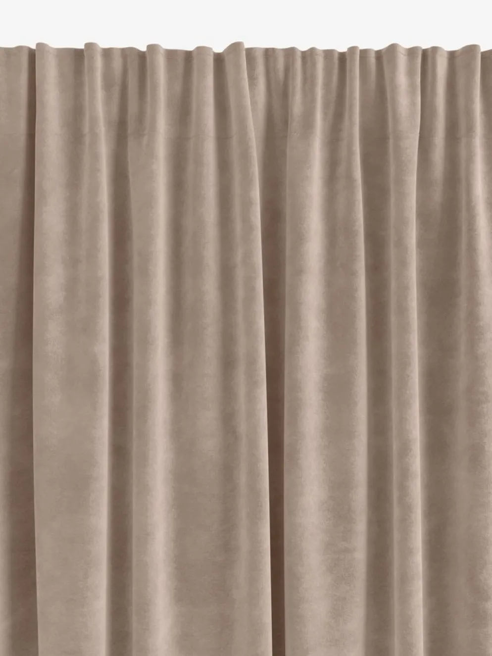 AUSTRARideau AUSTRA 1x140x300 velours taupe