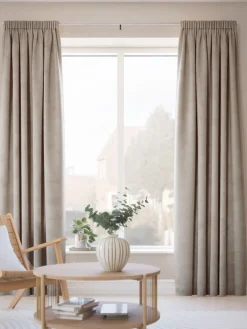 AUSTRARideau AUSTRA 1x140x300 velours taupe