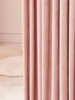 AUSTRARideau AUSTRA 1x140x300 velours rose