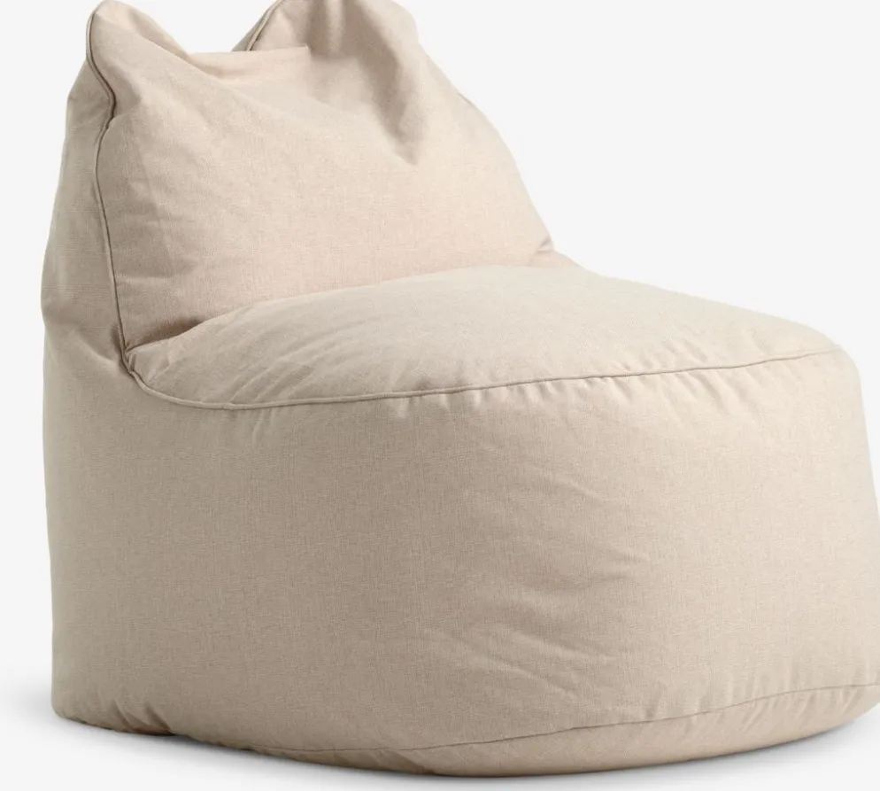BANDHOLMPouf poire BANDHOLM 75x100x90 tissu beige
