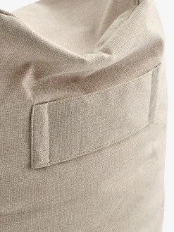 BANDHOLMPouf poire BANDHOLM 75x100x90 tissu beige