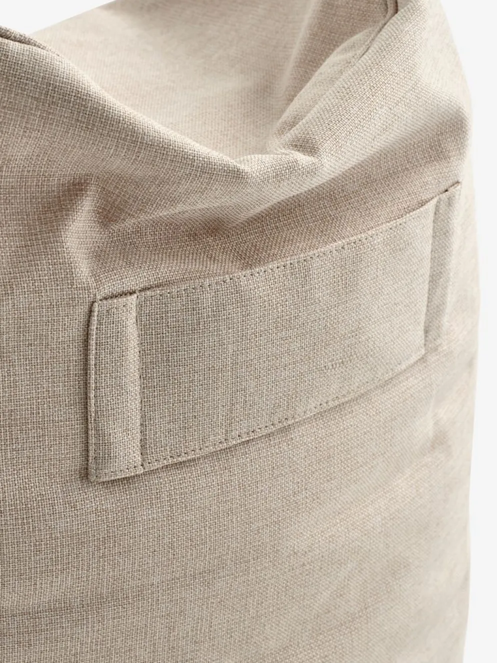 BANDHOLMPouf poire BANDHOLM 75x100x90 tissu beige