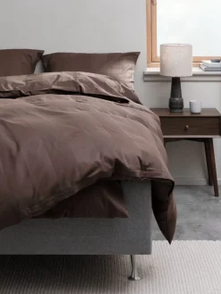 BARBOGoldParure de lit Satin BARBO 240x220 brun