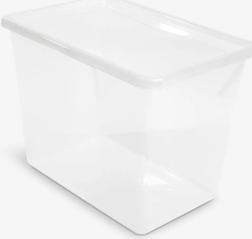 BASIC BOXBoîte de rangement BASIC BOX 80L a/couvercle transparent