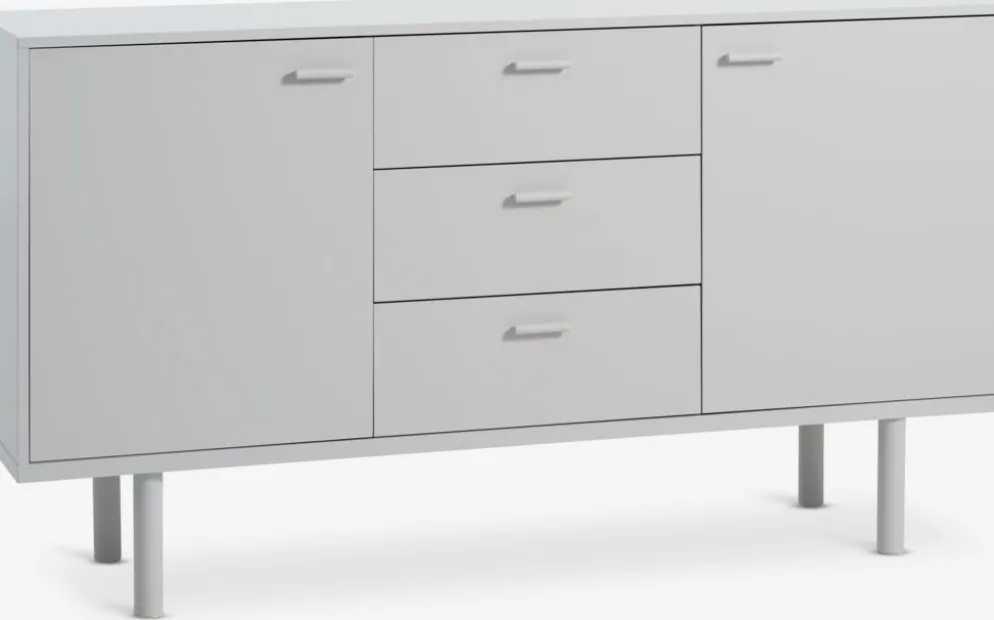 BELLELUNDBuffet BELLELUND 2 portes 3 tiroirs beige