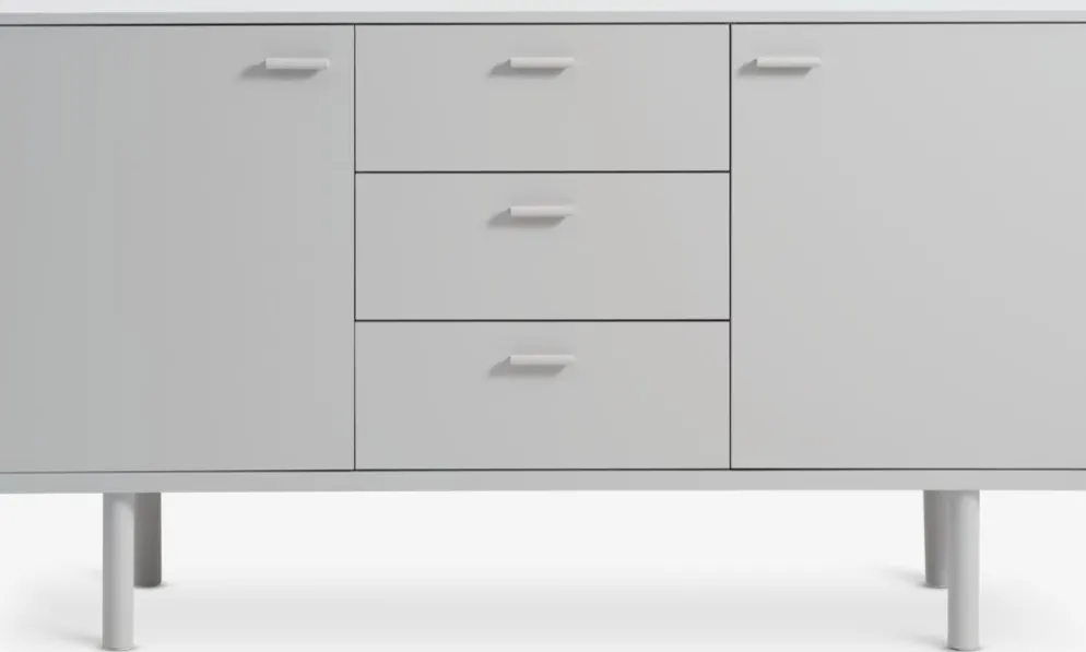 BELLELUNDBuffet BELLELUND 2 portes 3 tiroirs beige