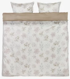 BERITGoldParure de lit Satin BERIT 240x220 blanc