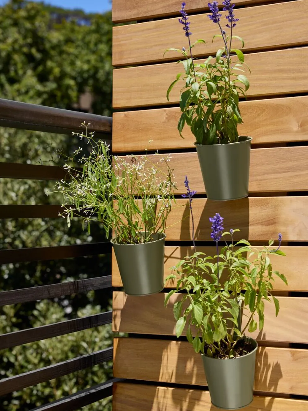 BILLEJardinière de balcon BILLE Ø12xH19 assorti