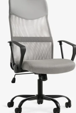 BILLUMFauteuil de bureau BILLUM maille gris/noir