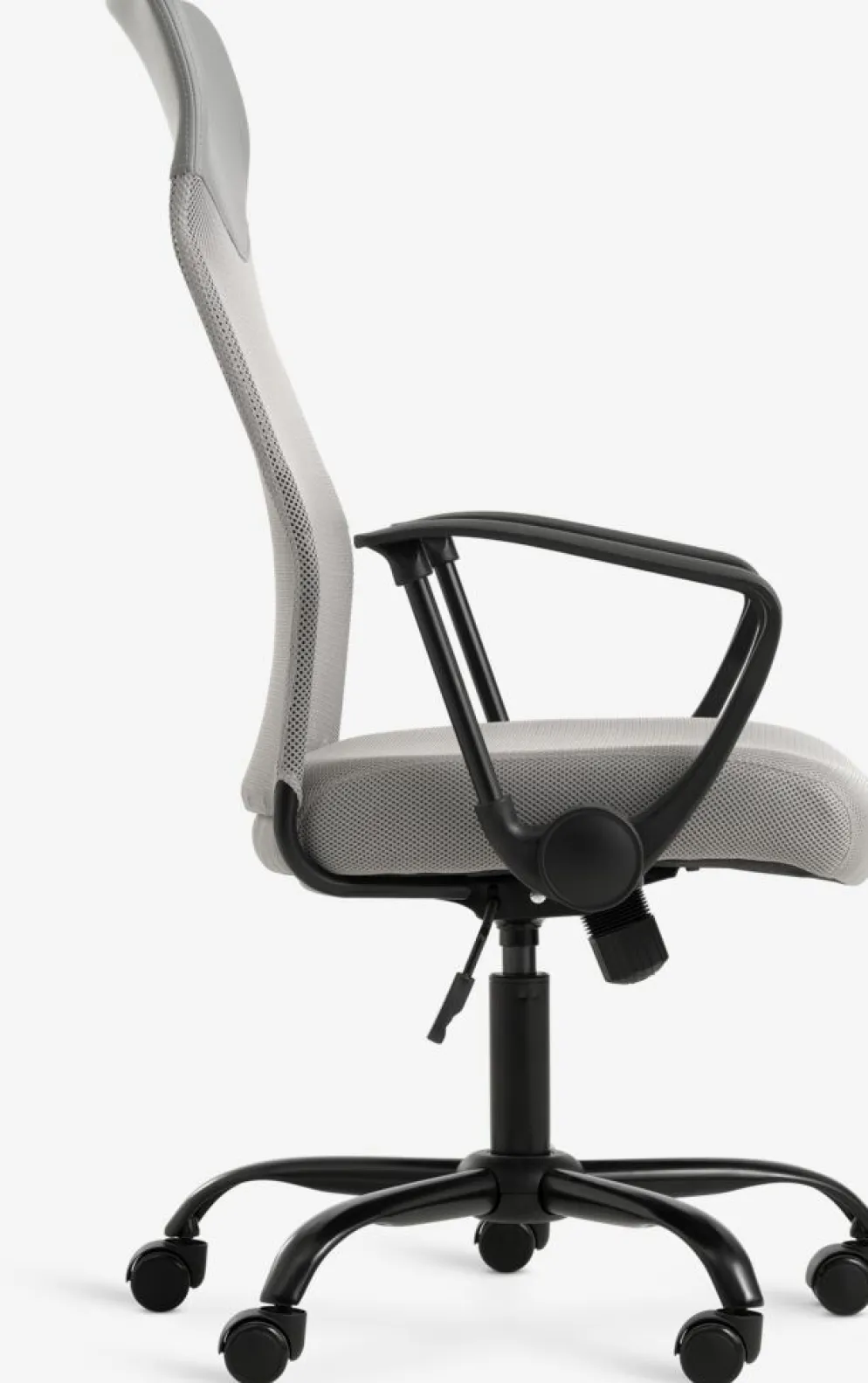 BILLUMFauteuil de bureau BILLUM maille gris/noir