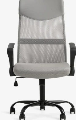 BILLUMFauteuil de bureau BILLUM maille gris/noir