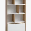 BILLUNDBibliothèque BILLUND 1 tiroir coloris chêne naturel/blanc