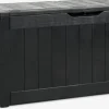 BISNAPCoffre à coussins BISNAP l117xH58xP45 noir