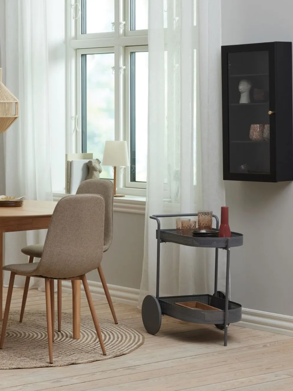 BISTRUPChaise BISTRUP sable/coloris chêne naturel