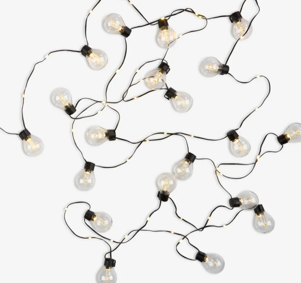 BOKFINKGuirlande lumineuse extérieur BOKFINK L1040cm a/20 LED trans